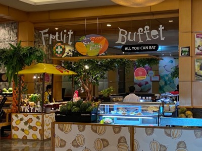 Fruit Buffet Fruit Cort 18th Floor at Baiyoke Sky Hotel